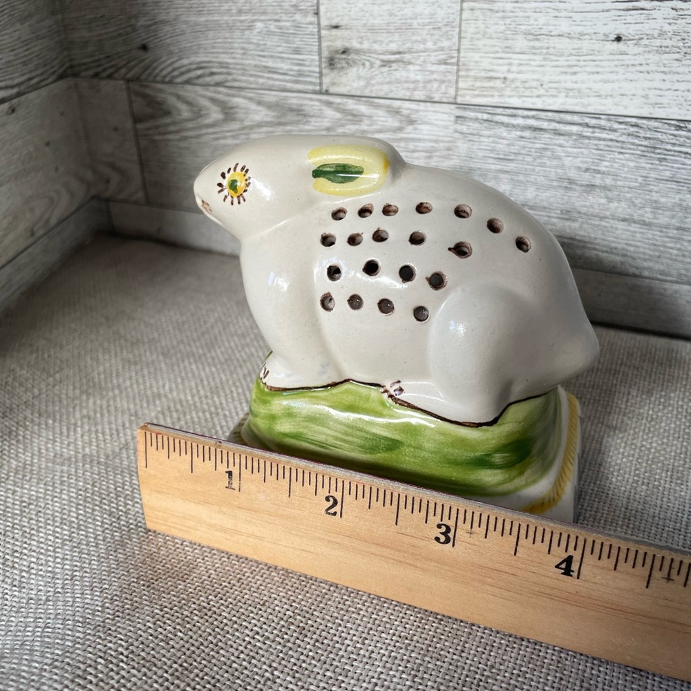 Vintage Bunny Pomander Diffuser Handmade, Hand Painted & Signed-Made in Portugal - Picture 9 of 9
